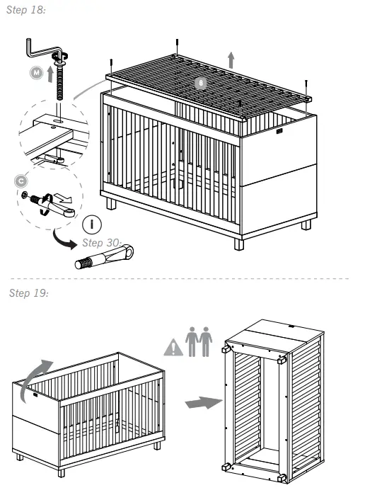Silver Cross Hoxton Cot Bed fig 12