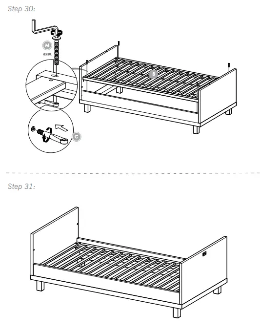 Silver Cross Hoxton Cot Bed fig 19