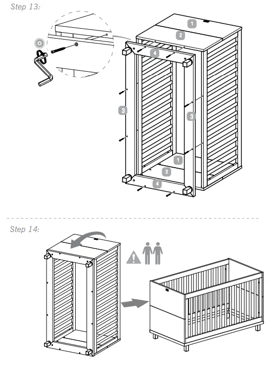 Silver Cross Hoxton Cot Bed fig 9