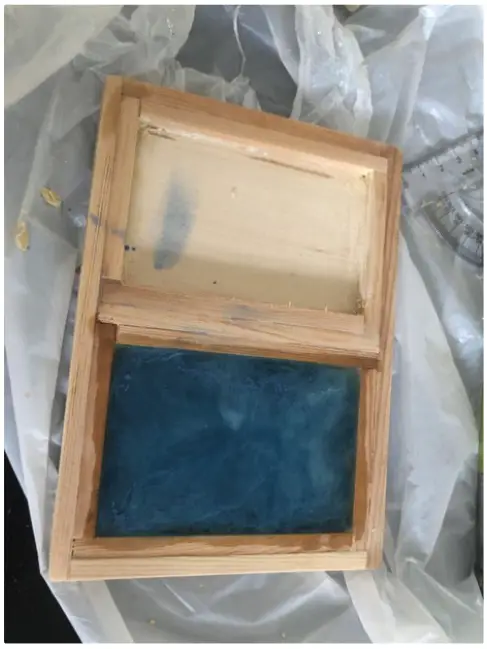 Pouring the Epoxy Resin