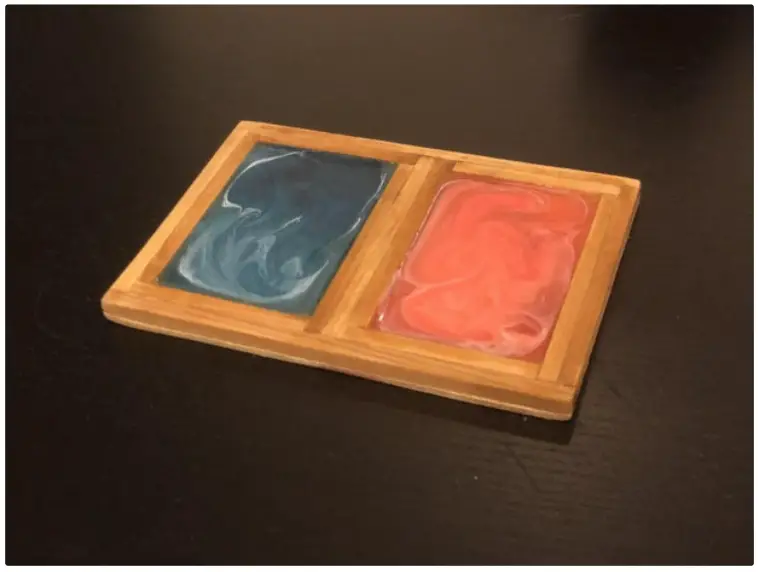 Pouring the Epoxy Resin