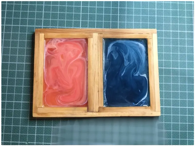 Pouring the Epoxy Resin