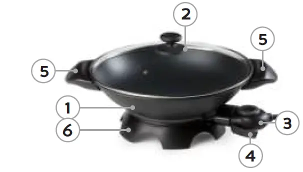 DOMO-DO8708W-Electric-Wok,-Aluminium-FIG-1