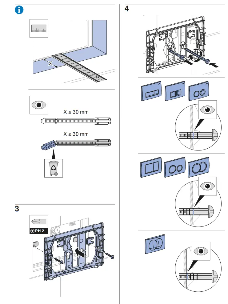GEBERIT Delta Actuator Plates - Fig 4