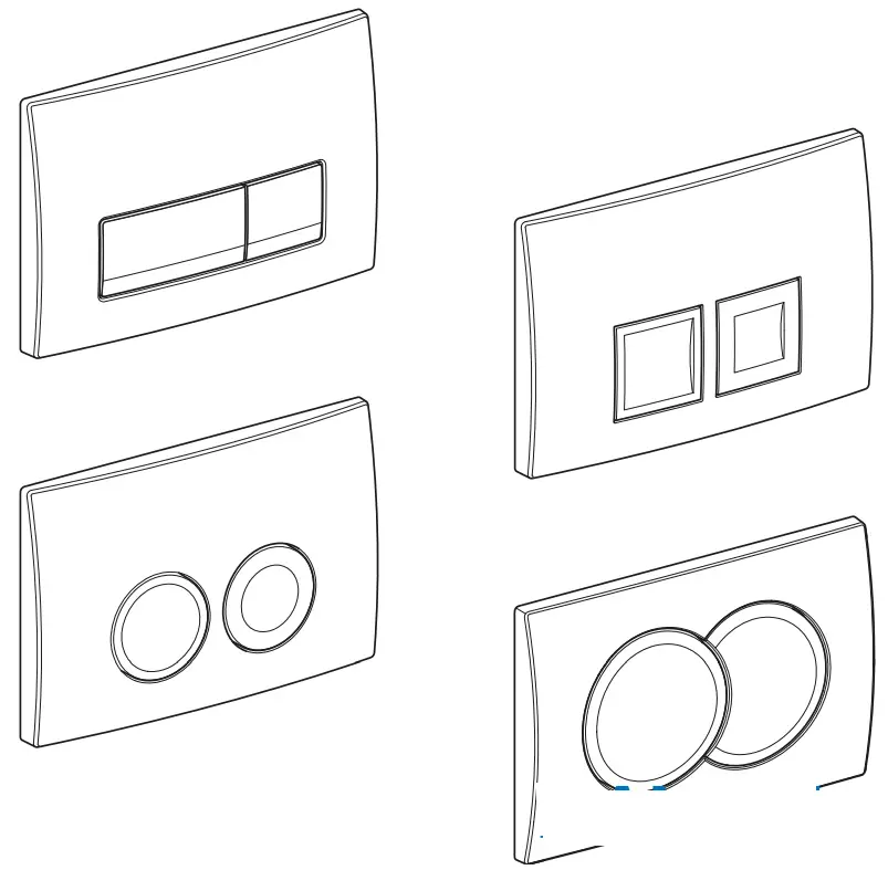 GEBERIT Delta Actuator Plates