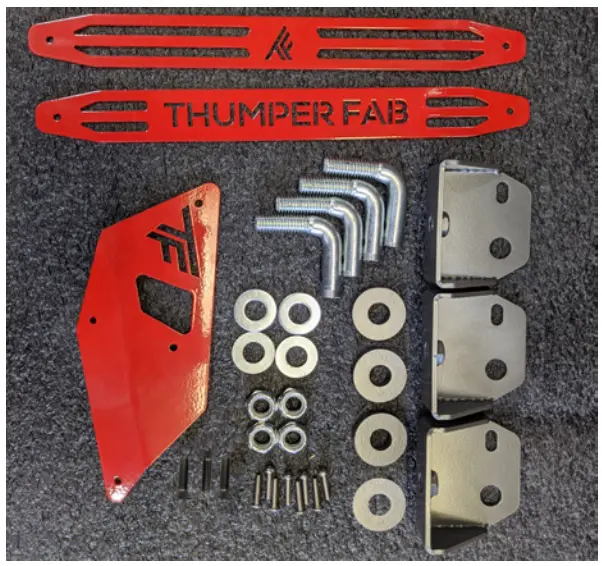 THUMPER FAB TF030701 Nerf Rail Rock Sliders