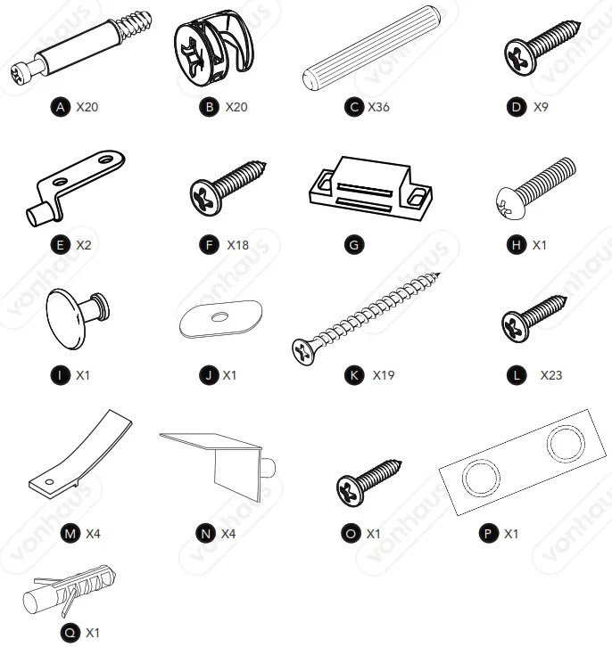 VonHaus 3009001 Colonial Large Storage Unit - 2