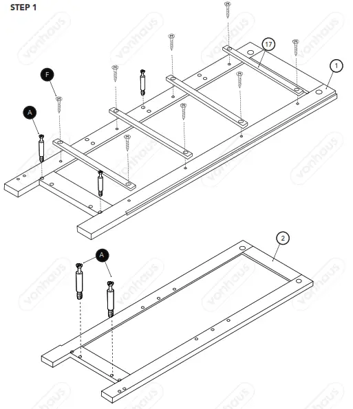 VonHaus 3009001 Colonial Large Storage Unit - 4