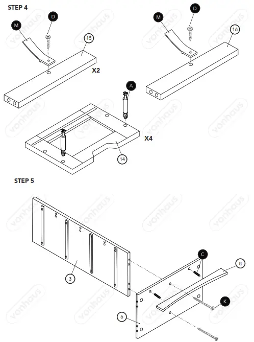 VonHaus 3009001 Colonial Large Storage Unit - 7