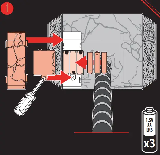 Hasbro F35605L00 Marvel Legends All powerful Hammer - Fig 1