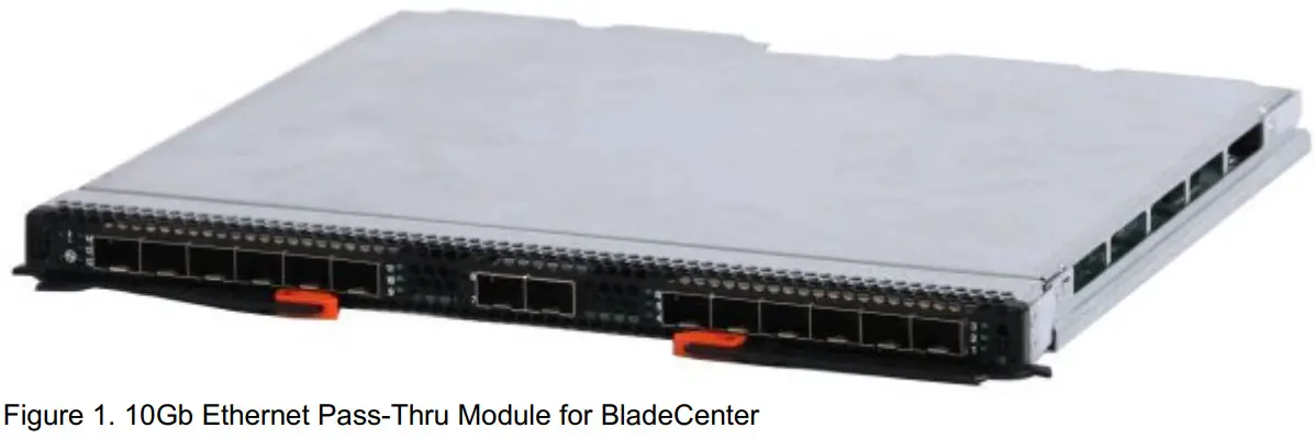 Lenovo 46C3447 10Gb Ethernet Pass Thru Module - Figure 1