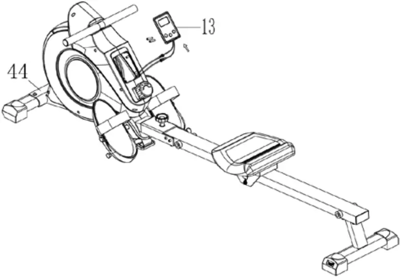 SUNNY HEALTH FITNESS SF-RW5515 Magnetic Rowing Machine with Monitor-fig13