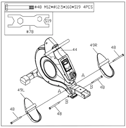 SUNNY HEALTH FITNESS SF-RW5515 Magnetic Rowing Machine with Monitor-fig5