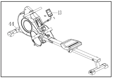 SUNNY HEALTH FITNESS SF-RW5515 Magnetic Rowing Machine with Monitor-fig9