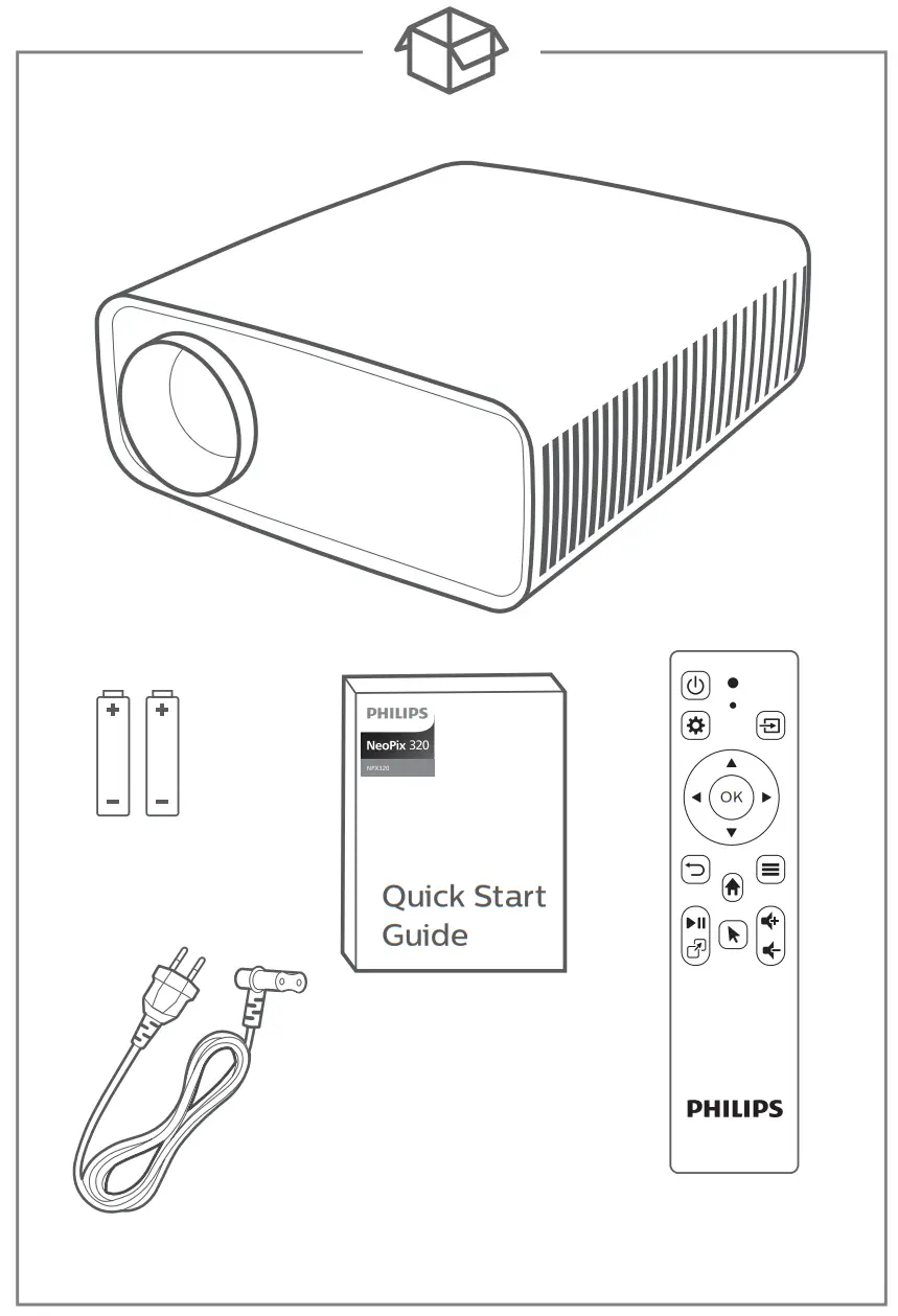PHILIPS NPX320 Home Projector-fig1