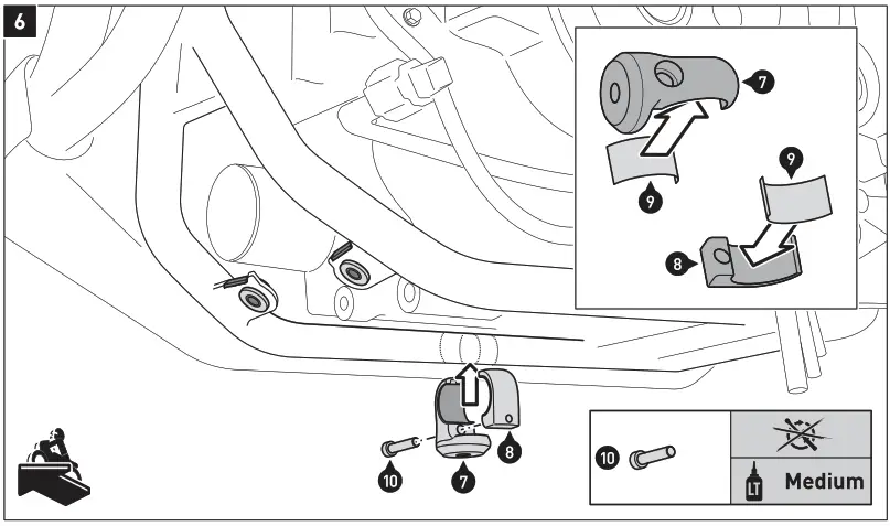 SW-MOTECH MSS.01.942.10000-B Engine Guard - 7