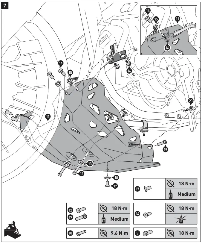 SW-MOTECH MSS.01.942.10000-B Engine Guard - 8