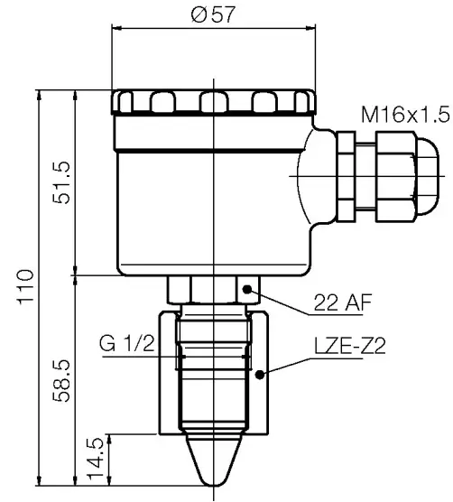 KOBOLD LNM Microwave Level Switch - Figure 6