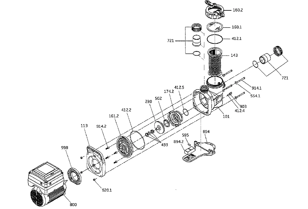SPECK X pumps Swimming Pool and Spa Pump fig 3