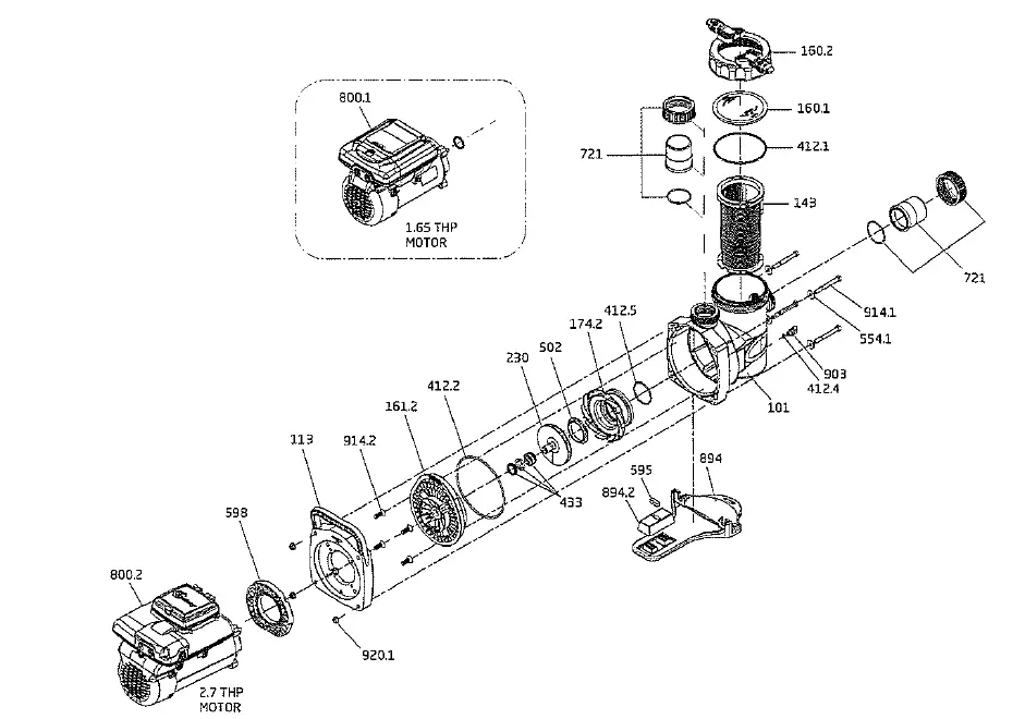 SPECK X pumps Swimming Pool and Spa Pump fig 4