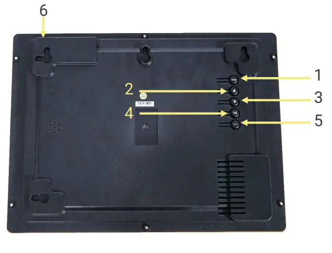 Brandbeveiliging OFPG CO2-BORD Handleiding - Back panel