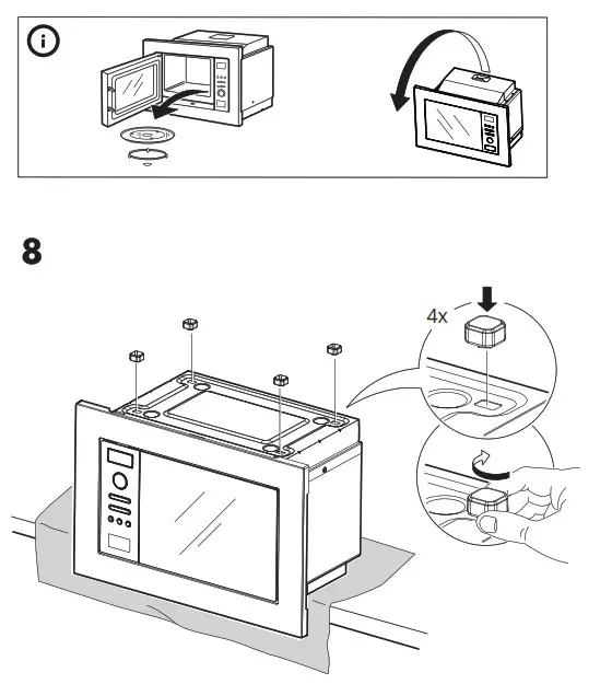 IKEA VÄRMD Microwave Oven - 108