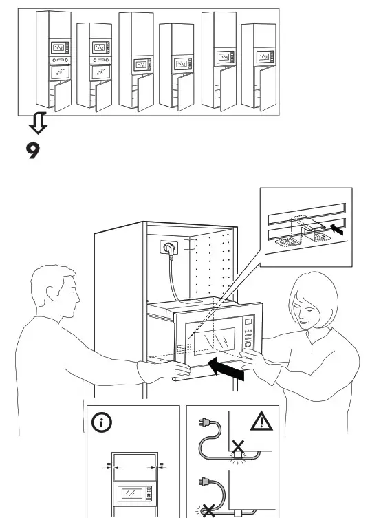 IKEA VÄRMD Microwave Oven - 109
