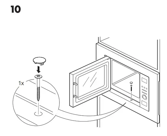 IKEA VÄRMD Microwave Oven - 110