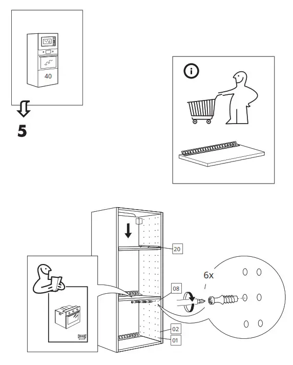 IKEA VÄRMD Microwave Oven - FIGER 5.0