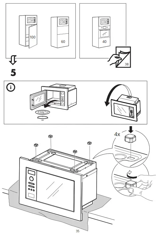 IKEA VÄRMD Microwave Oven - FIGER 5