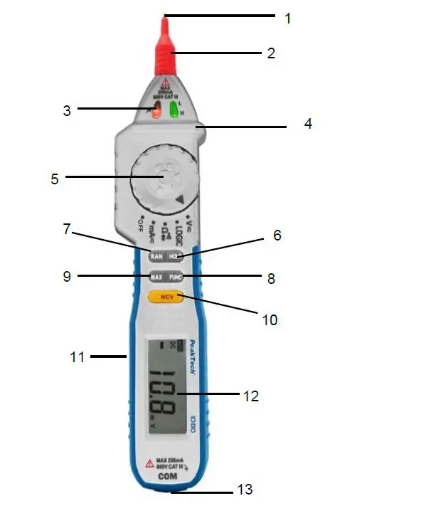 PeakTech-1080-Digital-Pen-Type-Multimeter-FIG-4