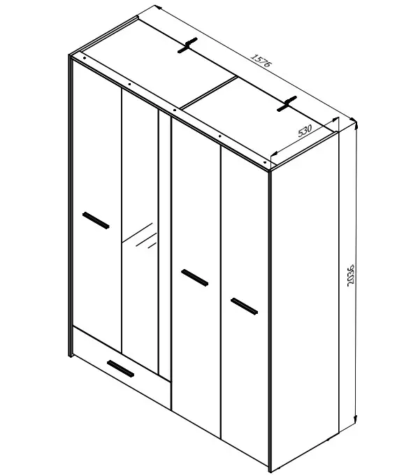 ORMAR Varadero 3F Bedroom Chest of Drawers