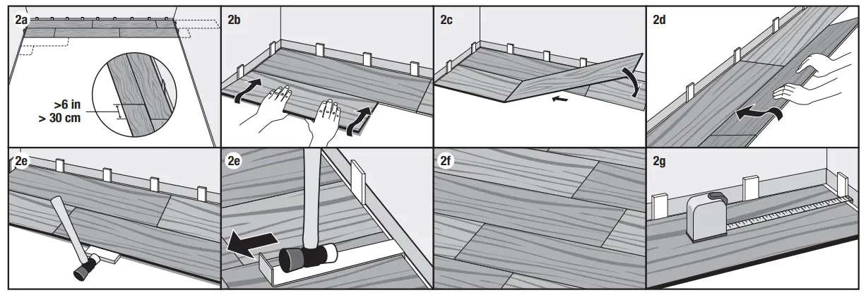 trafficMASTER 6 in W x 36 in L Consilio Oak Click Lock Rigid Core Luxury Vinyl Plank Flooring-fig2