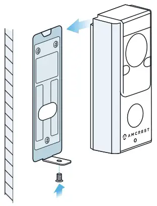 AMCREST 1080P Wi Fi Video Doorbell - Physical Installation 15