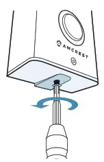 AMCREST 1080P Wi Fi Video Doorbell - Physical Installation 8