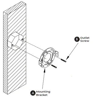 VONN VAW1192 Torino 39 Wide Integrated Led Wall Sconce - Install Mounting Bracket 1