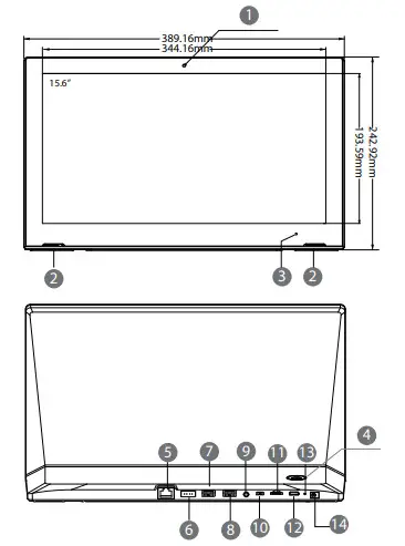 Shenzhen Electron Technology E0035 Interactive Tablets - Exterior Components2