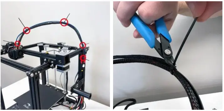 MICRO plus SWISS SKU M3202 NG Direct Drive Extruder for Creality Ender 5 5 Pro 5 Plus - CABLE