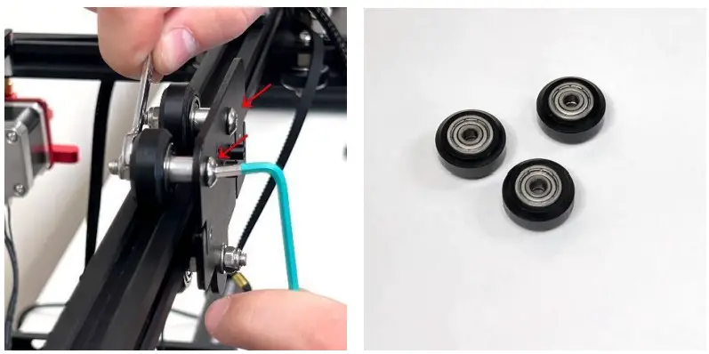 MICRO plus SWISS SKU M3202 NG Direct Drive Extruder for Creality Ender 5 5 Pro 5 Plus - CARRIAGE PLATE