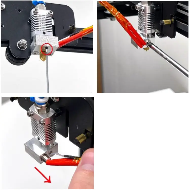 MICRO plus SWISS SKU M3202 NG Direct Drive Extruder for Creality Ender 5 5 Pro 5 Plus - CARTRIDGE AND THERMISTOR