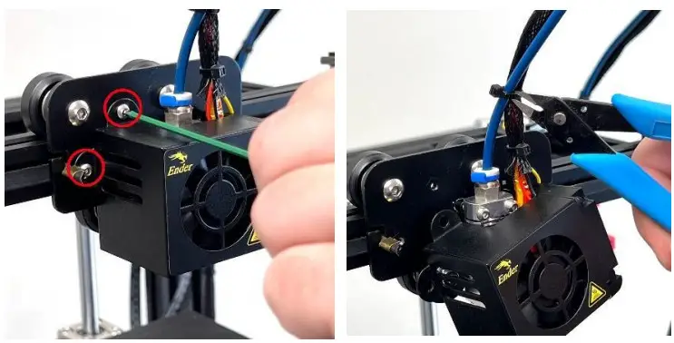 MICRO plus SWISS SKU M3202 NG Direct Drive Extruder for Creality Ender 5 5 Pro 5 Plus - FAN SHROUD