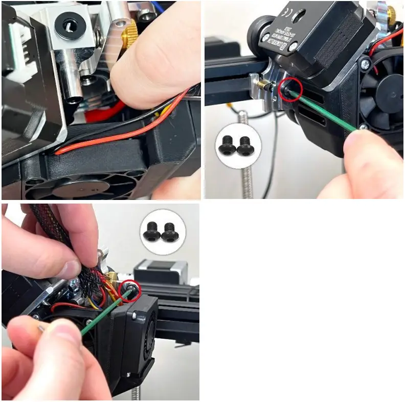 MICRO plus SWISS SKU M3202 NG Direct Drive Extruder for Creality Ender 5 5 Pro 5 Plus - FAN SHROUD