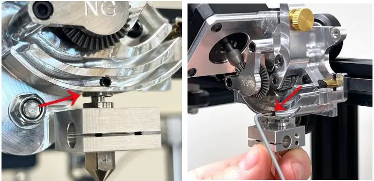 MICRO plus SWISS SKU M3202 NG Direct Drive Extruder for Creality Ender 5 5 Pro 5 Plus - INSTLL THE HOTEND