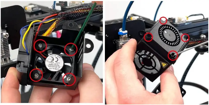 MICRO plus SWISS SKU M3202 NG Direct Drive Extruder for Creality Ender 5 5 Pro 5 Plus - REMOVE THE FANS