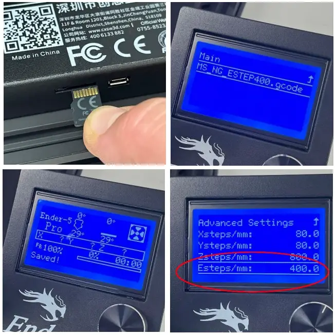 MICRO plus SWISS SKU M3202 NG Direct Drive Extruder for Creality Ender 5 5 Pro 5 Plus - UPDATE E STEPS