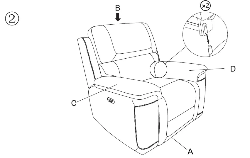 ASHLEY-U1010013-Wentler-Dual-Power-Recliner-3