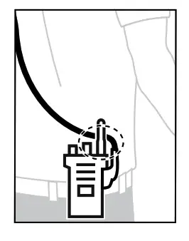 motorola Rx Only Adjustable D-Style Earpiece With GCAI-Mini - Not Recommended-