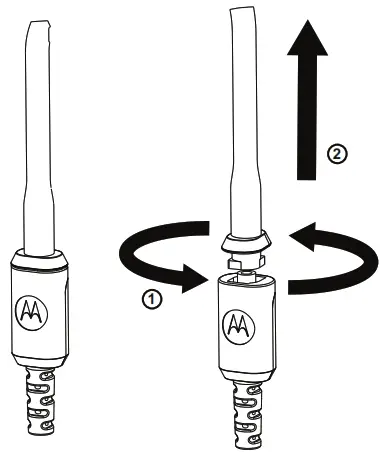 motorola Rx Only Adjustable D-Style Earpiece With GCAI-Mini - Translucent Acoustic Tube Replacement