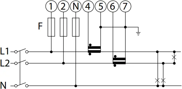 GARO GNM3T-RS485 - ELECTRICAL CONNECTION POWER CABLES 3