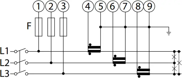 GARO GNM3T-RS485 - ELECTRICAL CONNECTION POWER CABLES 4